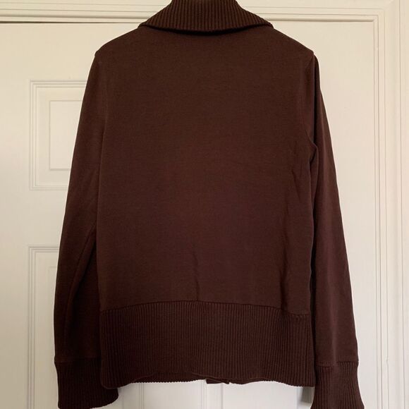 Jones New York Signature High Collar Knit Jacket - Picture 2 of 4